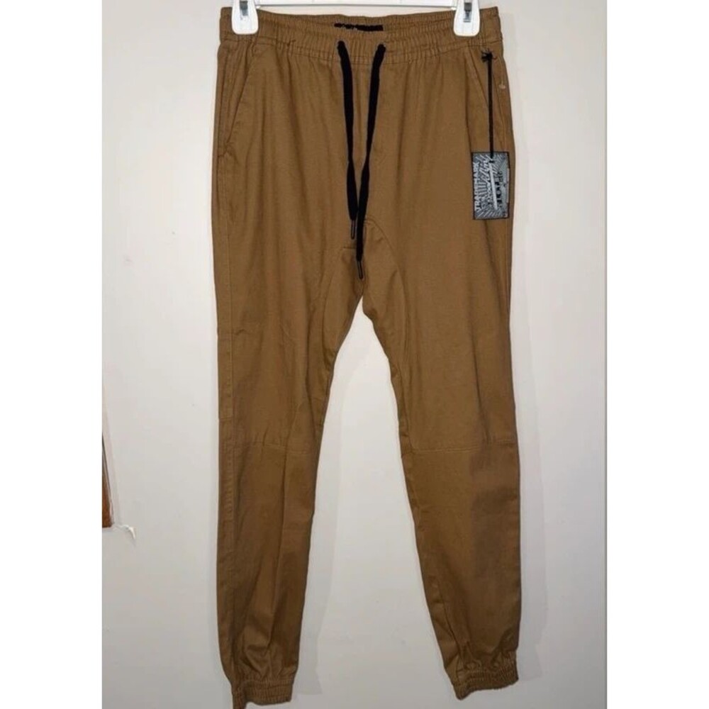 Brooklyn Cloth Men's Jogger Pants Size Small Tan Khaki